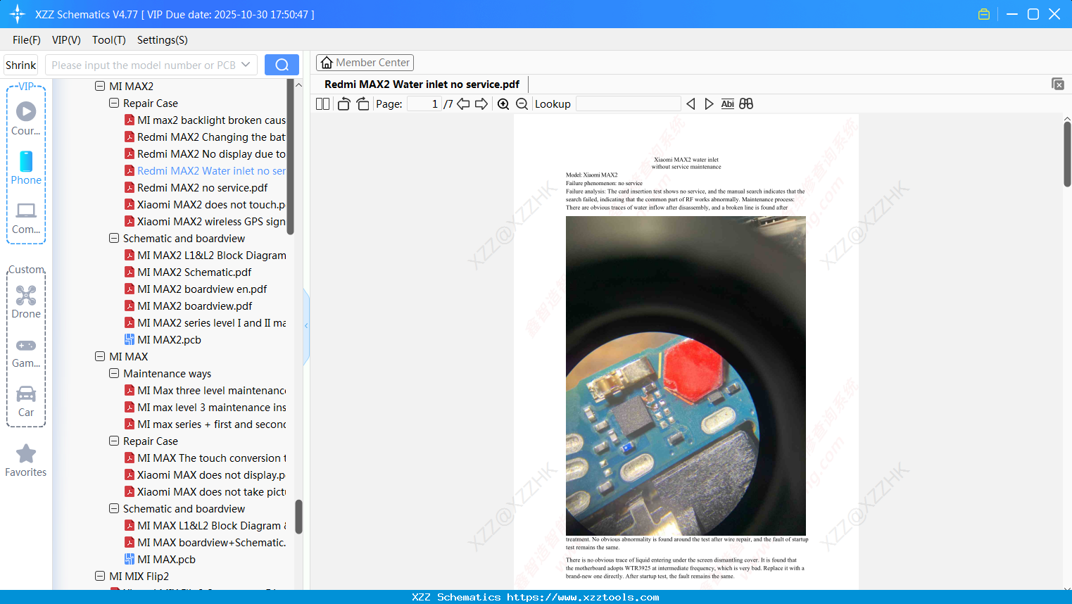Xiaomi Redmi MAX2 Water Inlet No Service